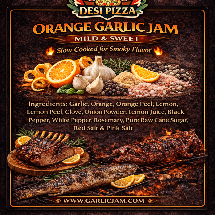 Dark Orange Garlic Jam product image