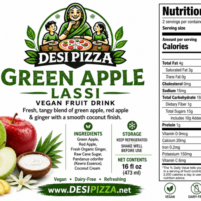 Green Apple Lassi – 16 oz product image