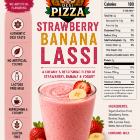 Strawberry Banana Lassi – 16 oz product image