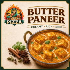Butter Paneer curry by Desi Pizza