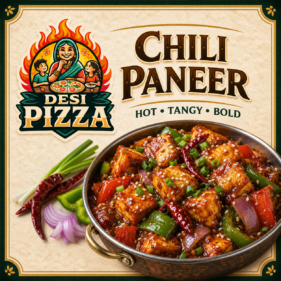 Chili Paneer by Desi Pizza