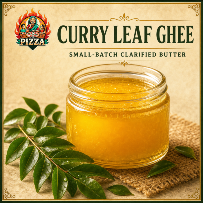 Curry Leaf Ghee by Desi Pizza