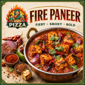 Fire Paneer curry by Desi Pizza