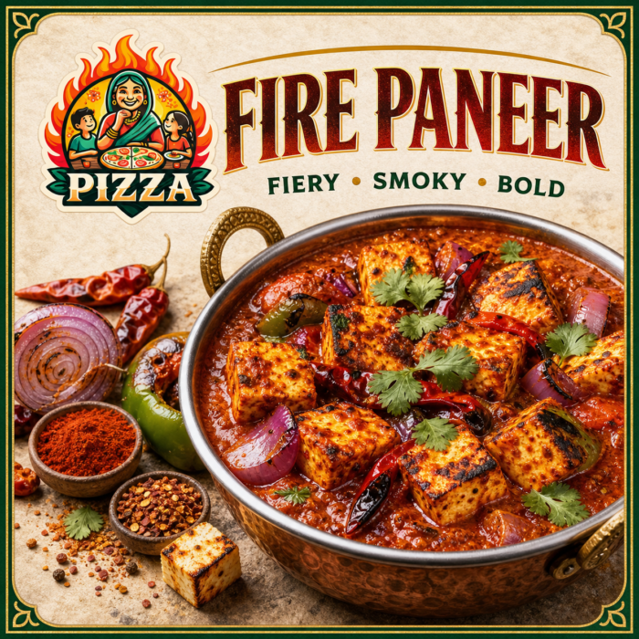 Fire Paneer curry by Desi Pizza