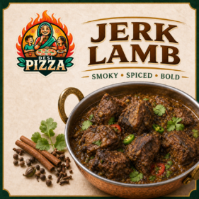 Jerk Lamb curry by Desi Pizza