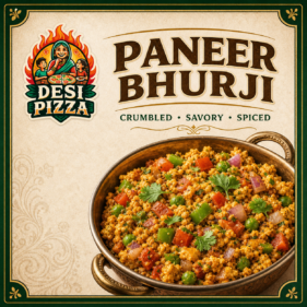 Paneer Bhurji by Desi Pizza