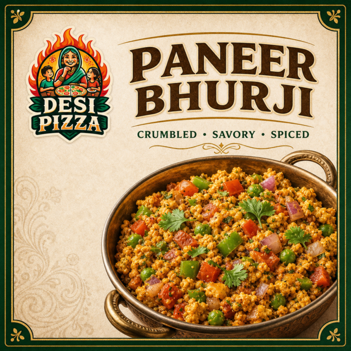 Paneer Bhurji by Desi Pizza