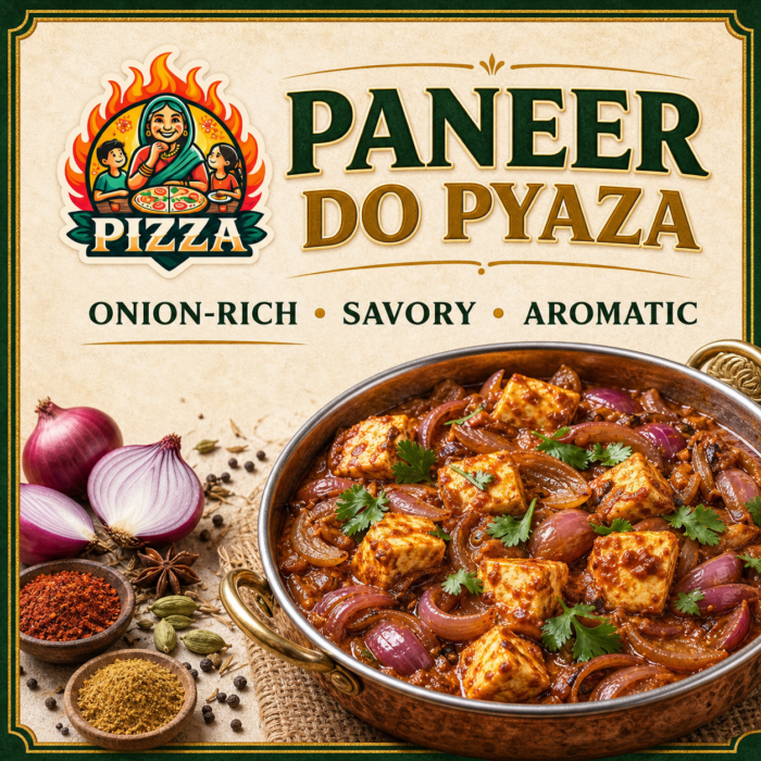 Paneer Do Pyaza by Desi Pizza