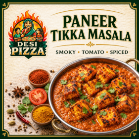 Paneer Tikka Masala by Desi Pizza