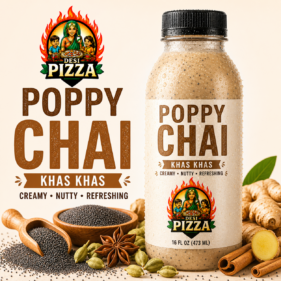 Poppy Chai Khas Khas by Desi Pizza