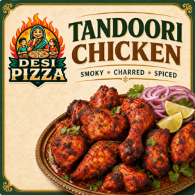 Tandoori Chicken by Desi Pizza