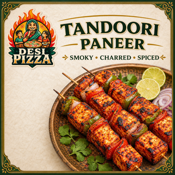 Tandoori Paneer by Desi Pizza