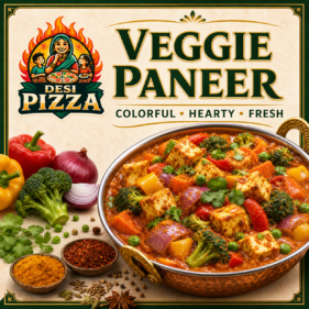 Veggie Paneer by Desi Pizza